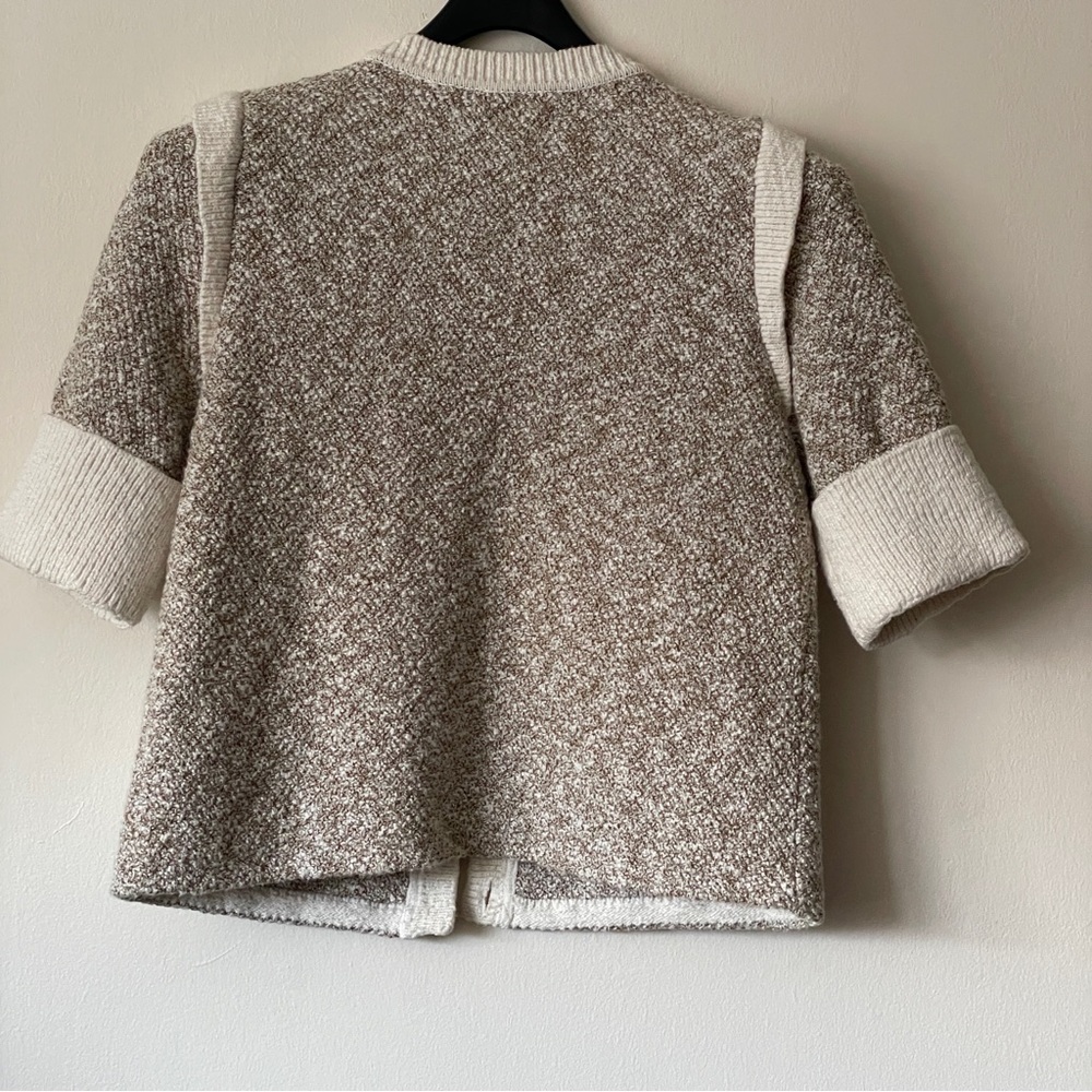 Veronica Beard Kaufman Knit Tweed Jacket Short Sleeve Corporate Preppy Ladylike - Picture 11 of 14